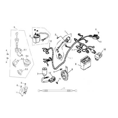 Elsystem  - LÅS - Batteri - CDI